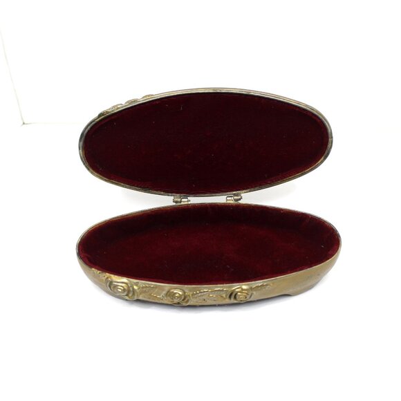 Vintage Godinger Rose Motif Keepsake/Jewelry Box - Picture 8 of 11
